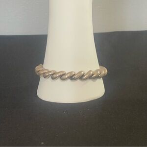 Sterling Silver Macaroni Style Bracelet